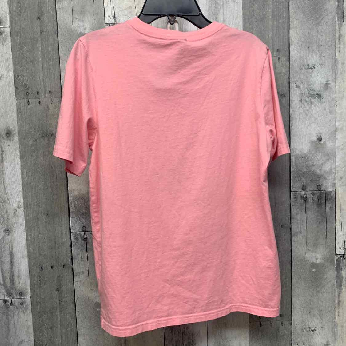 Size Large Pink/Black Sport Brand T Shirt