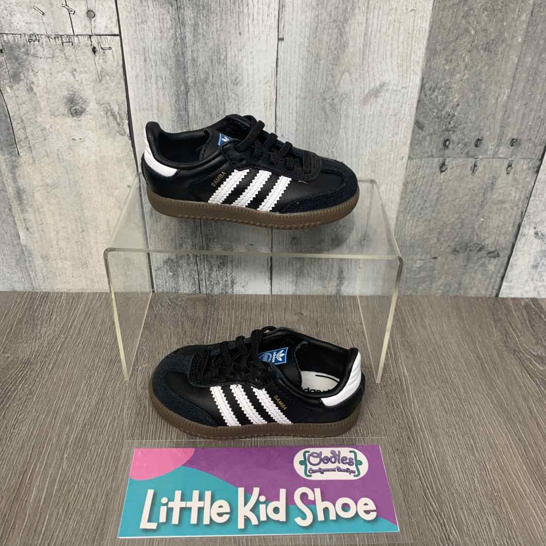 Size 5 Black/White Sport Brand Sneakers