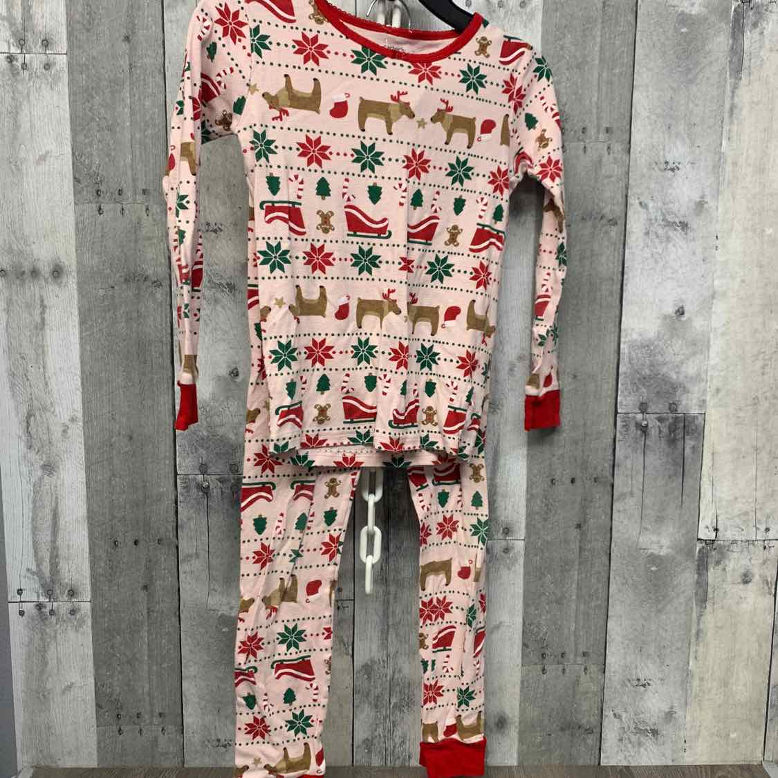 Size 8 Pink Print Carter's 2pc PJs