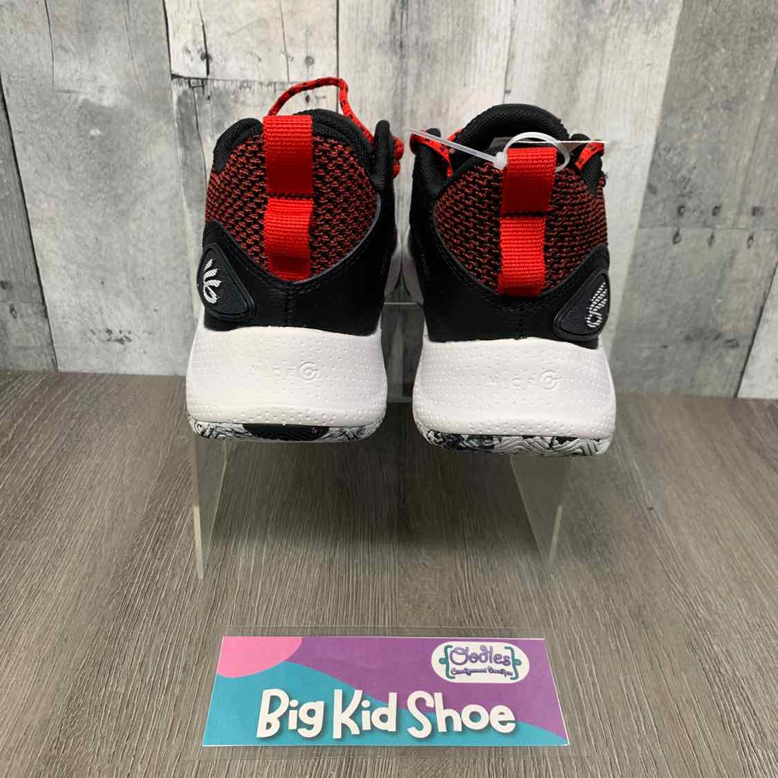 Size 5.5 Red/Black Sport Brand Sneakers