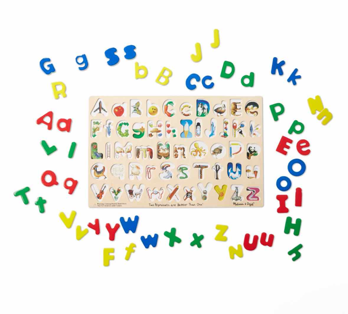 Melissa & Doug Upper & Lower Case Alphabet  Puzzle