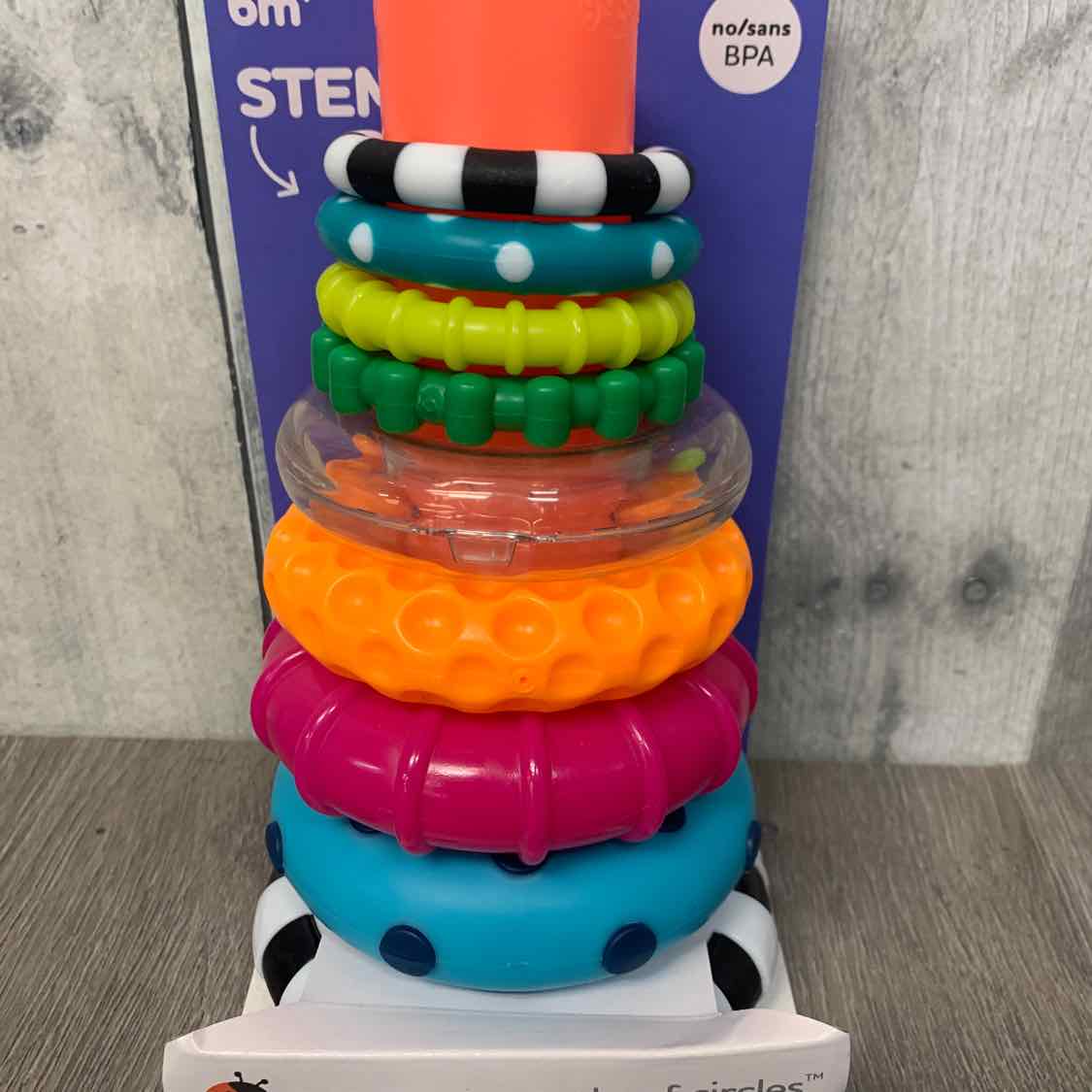 Sassy Pink/Blue Stacking Toy