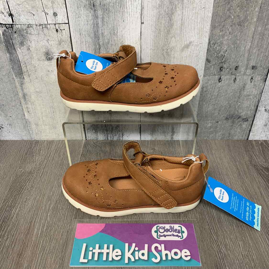 Size 12 Brown Stride Rite Dress Shoes