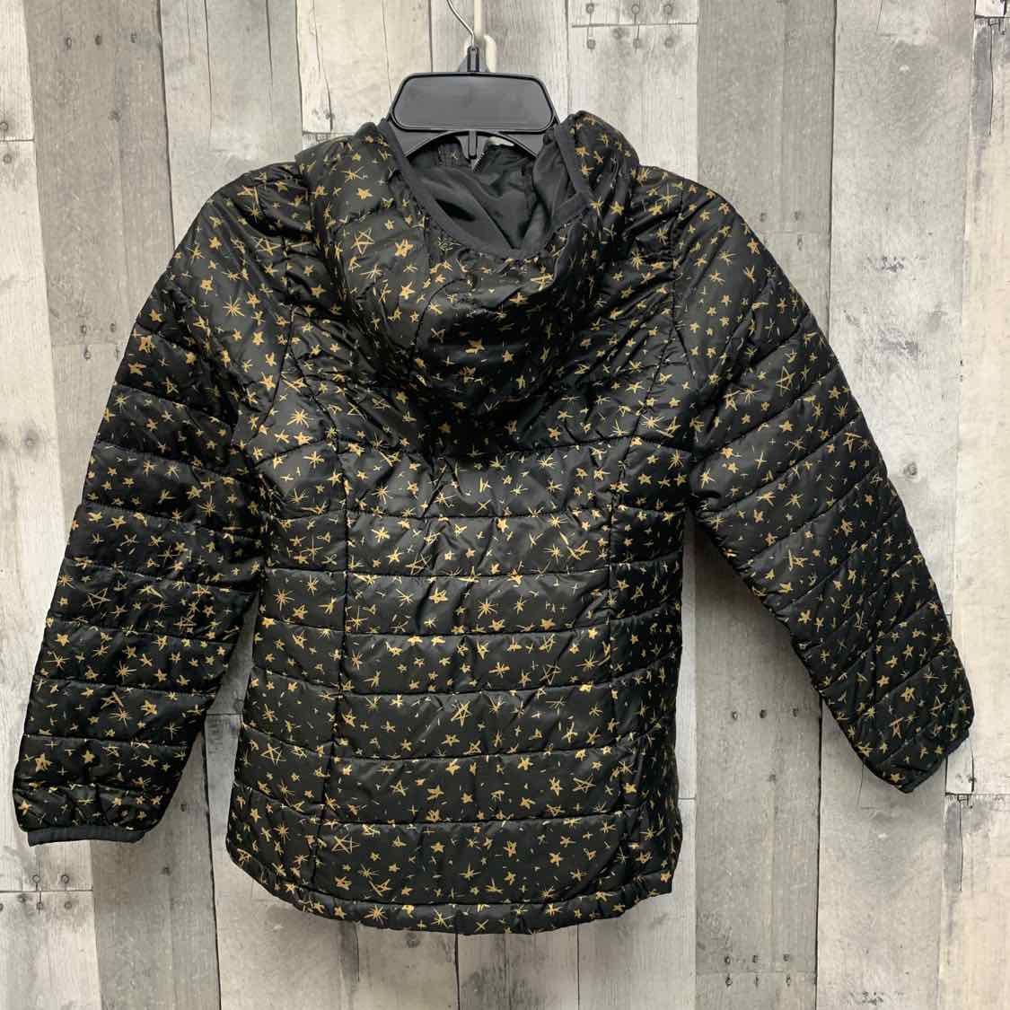 Size Medium Black/Gold Amazon Basics Heavy Jacket
