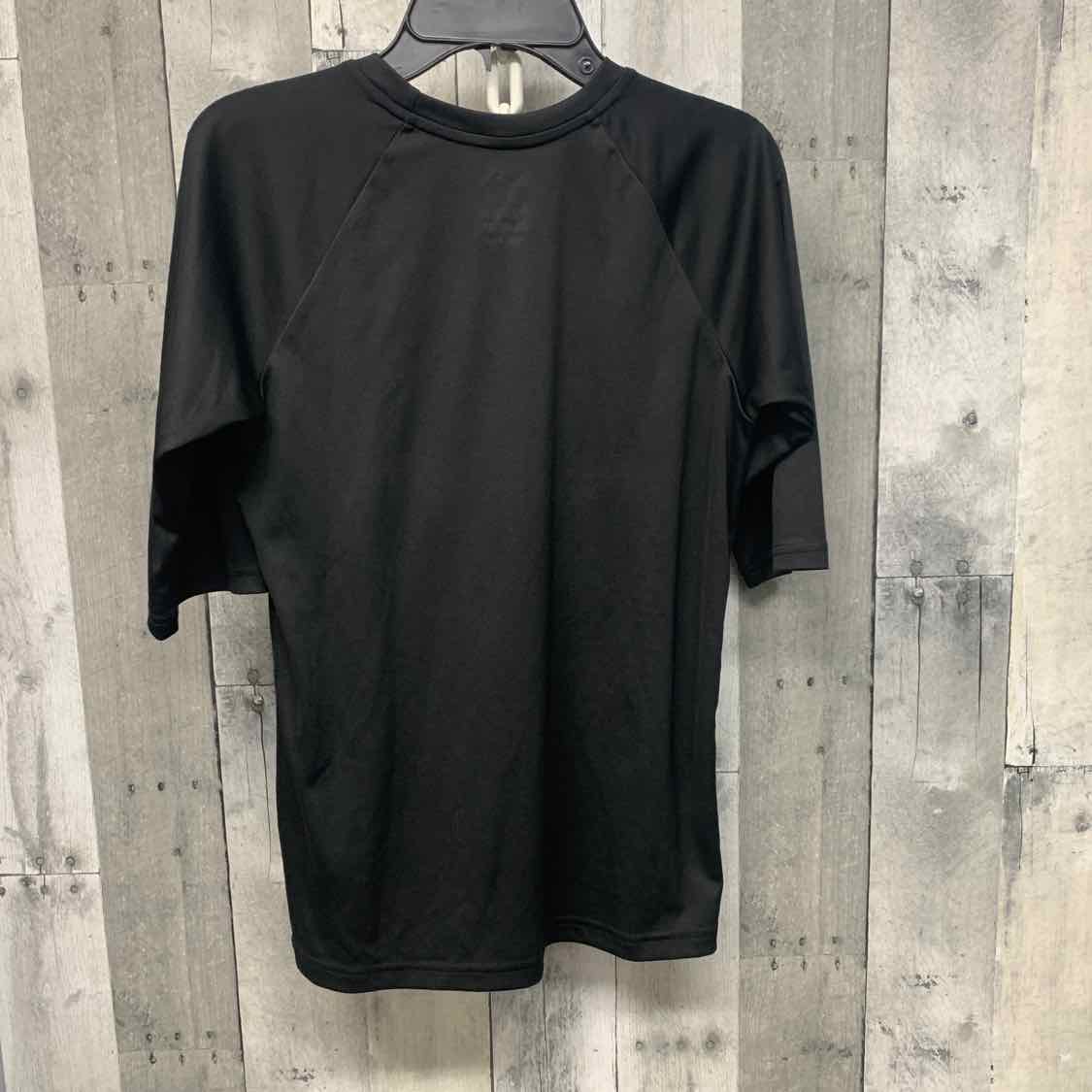 Size Large Black/White Sport Brand Swim Top