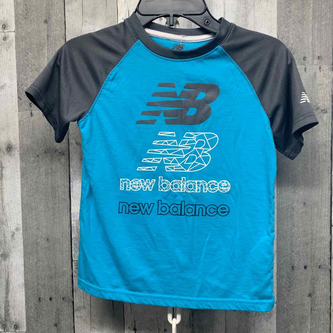 Size 5/6 Gray/Blue New Balance T Shirt