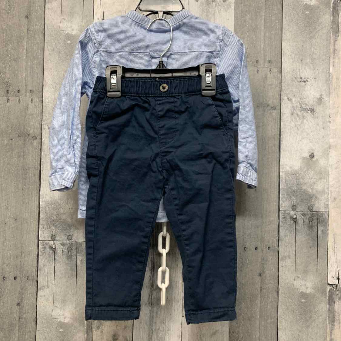 Size 2/3 Blue/Navy B Brand Shirt/Pants