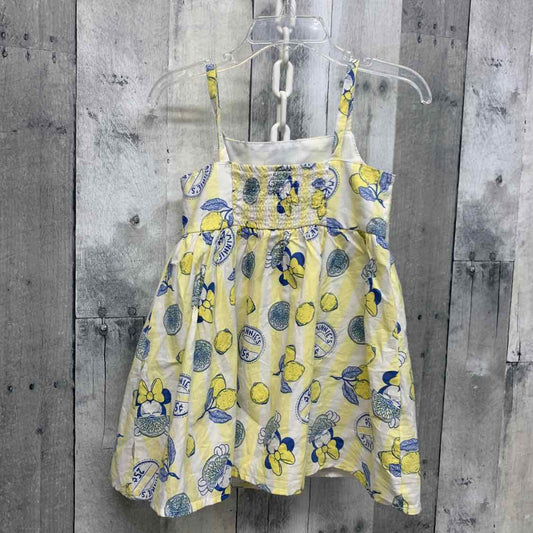 Size 2T Yellow/White Disney Dress