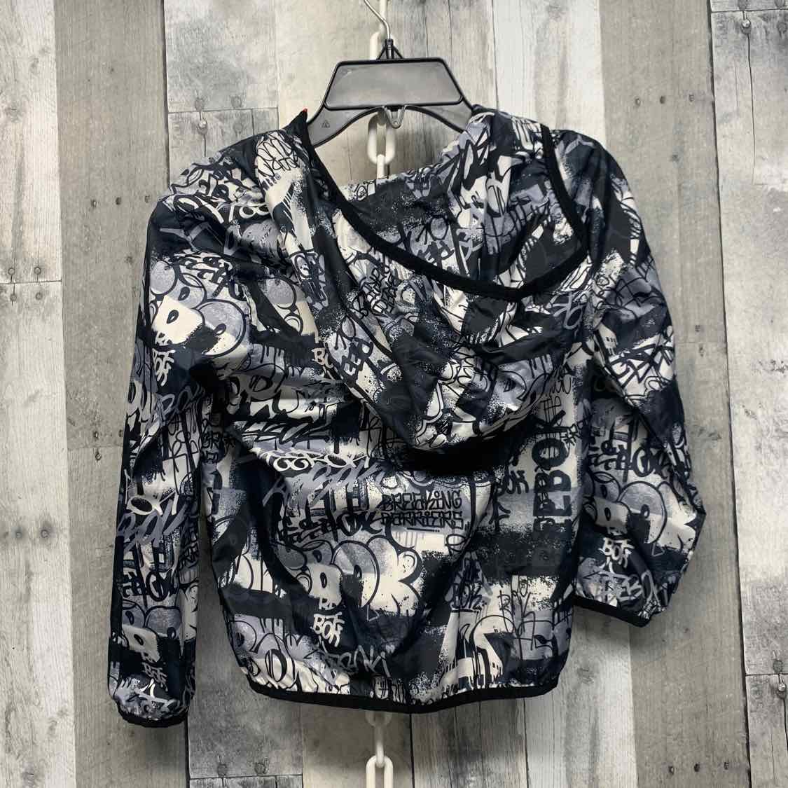 Size 4/5 Black/Gray Reebok Light Jacket