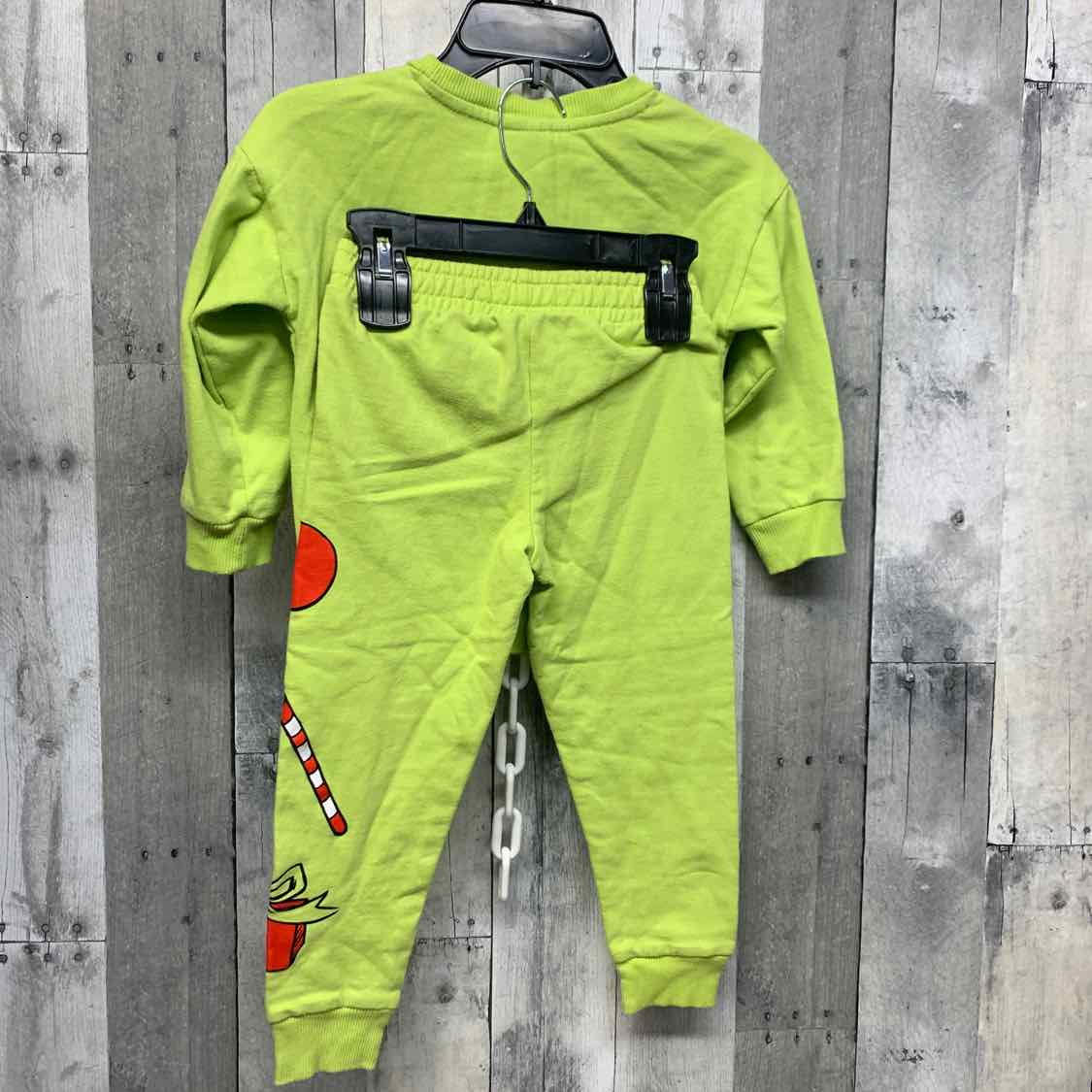 Size 4 Green Dr Seuss Sweats - 2pc
