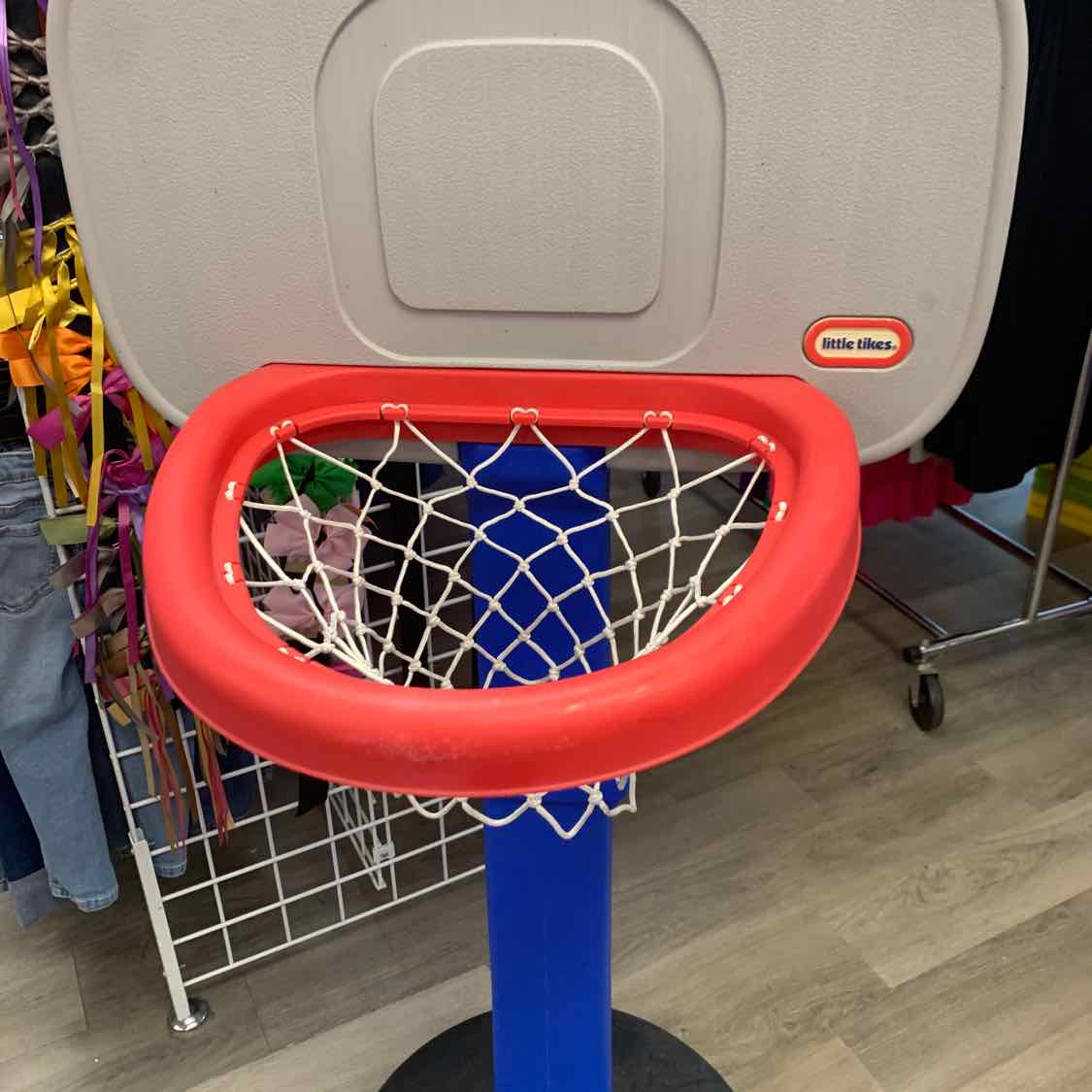 Little Tikes Blue/Gray Basketball Hoop