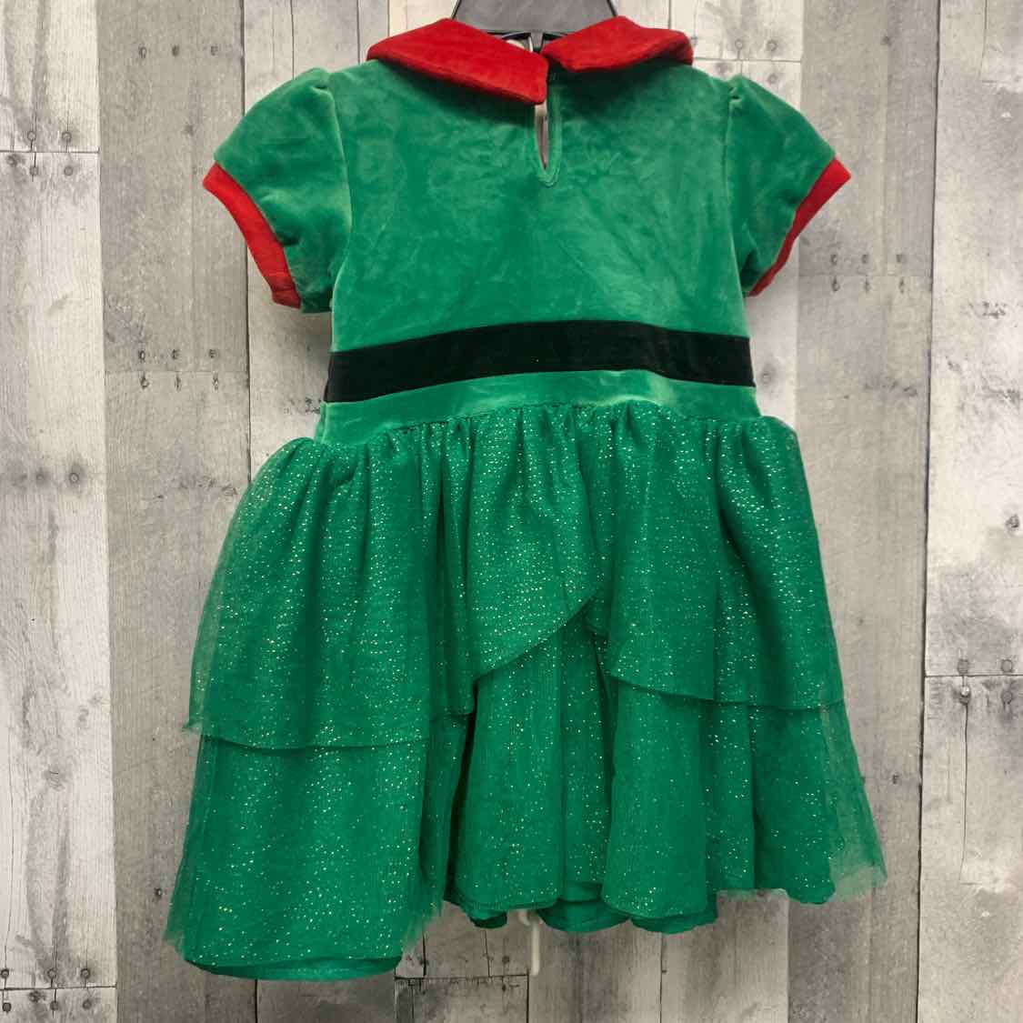 Size 4T Green/Red B Brand Dress