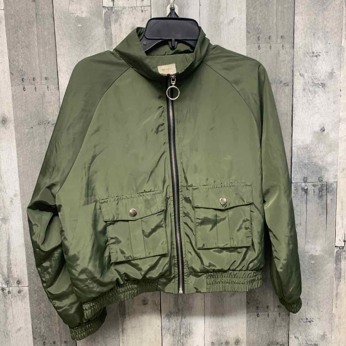 Size 11/12 Green Forever21 Heavy Jacket