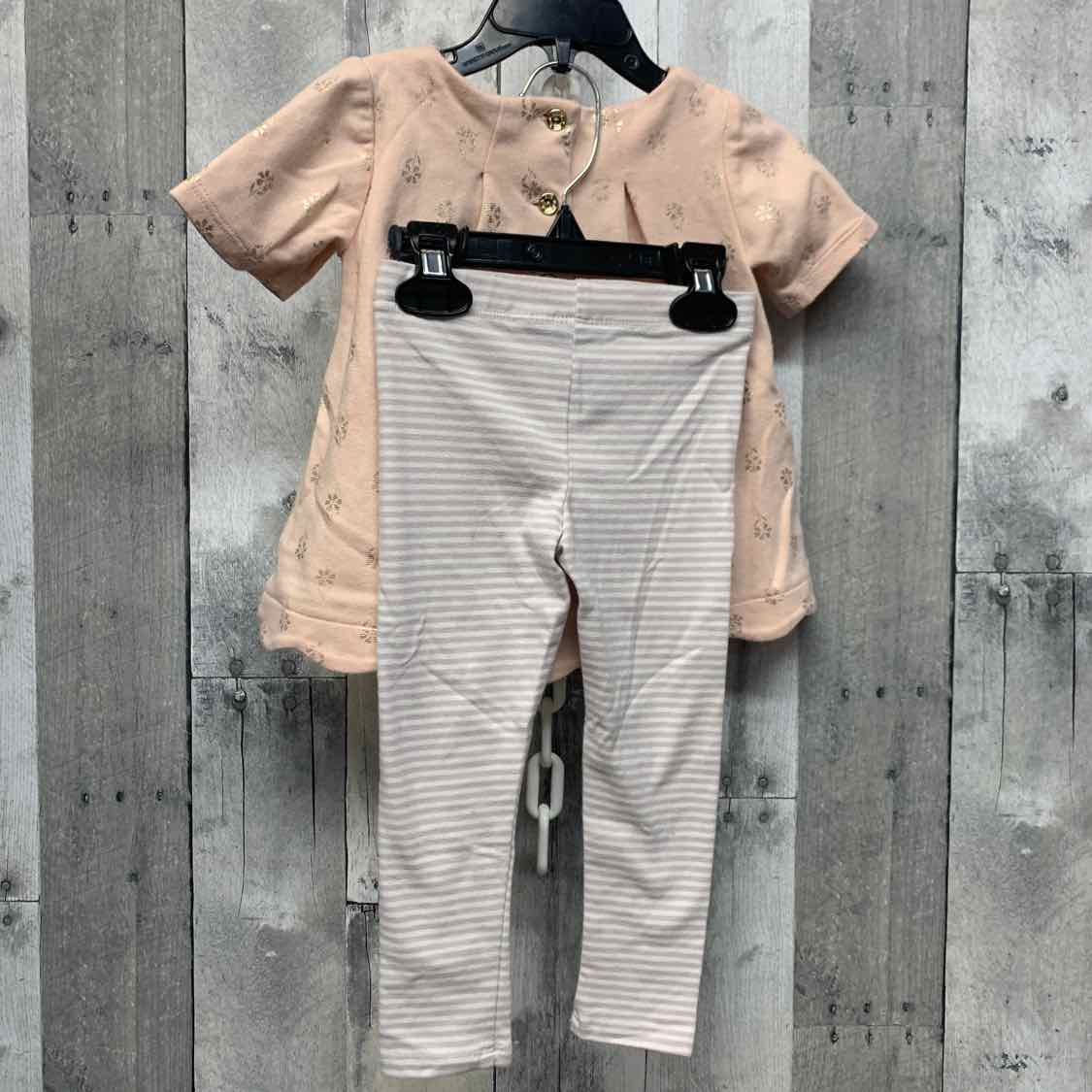 Size 24 Months Pink/Gray Cynthia Rowley Shirt/Pants