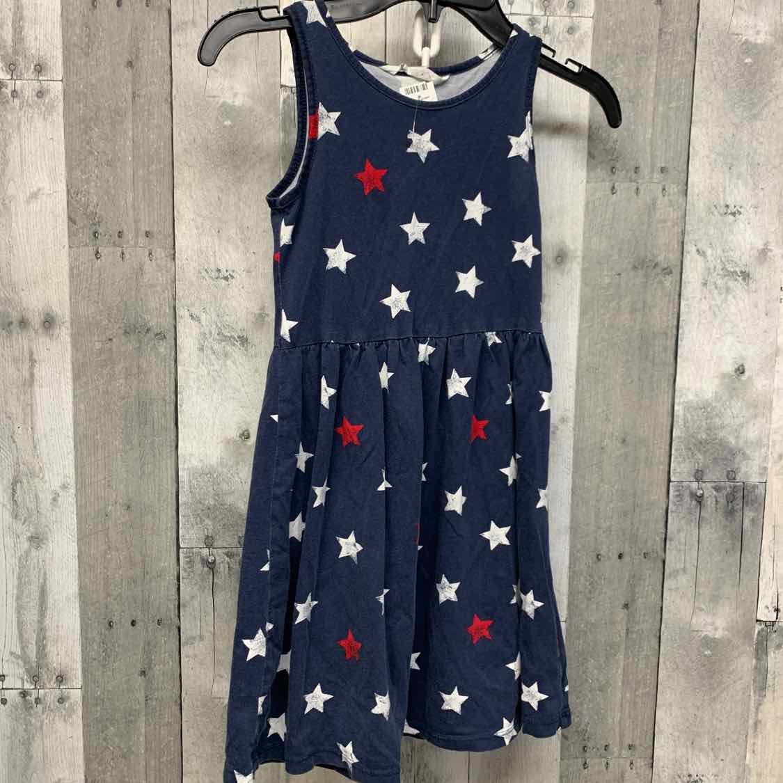 Size 6/8 Navy Print H&M Dress - Knit