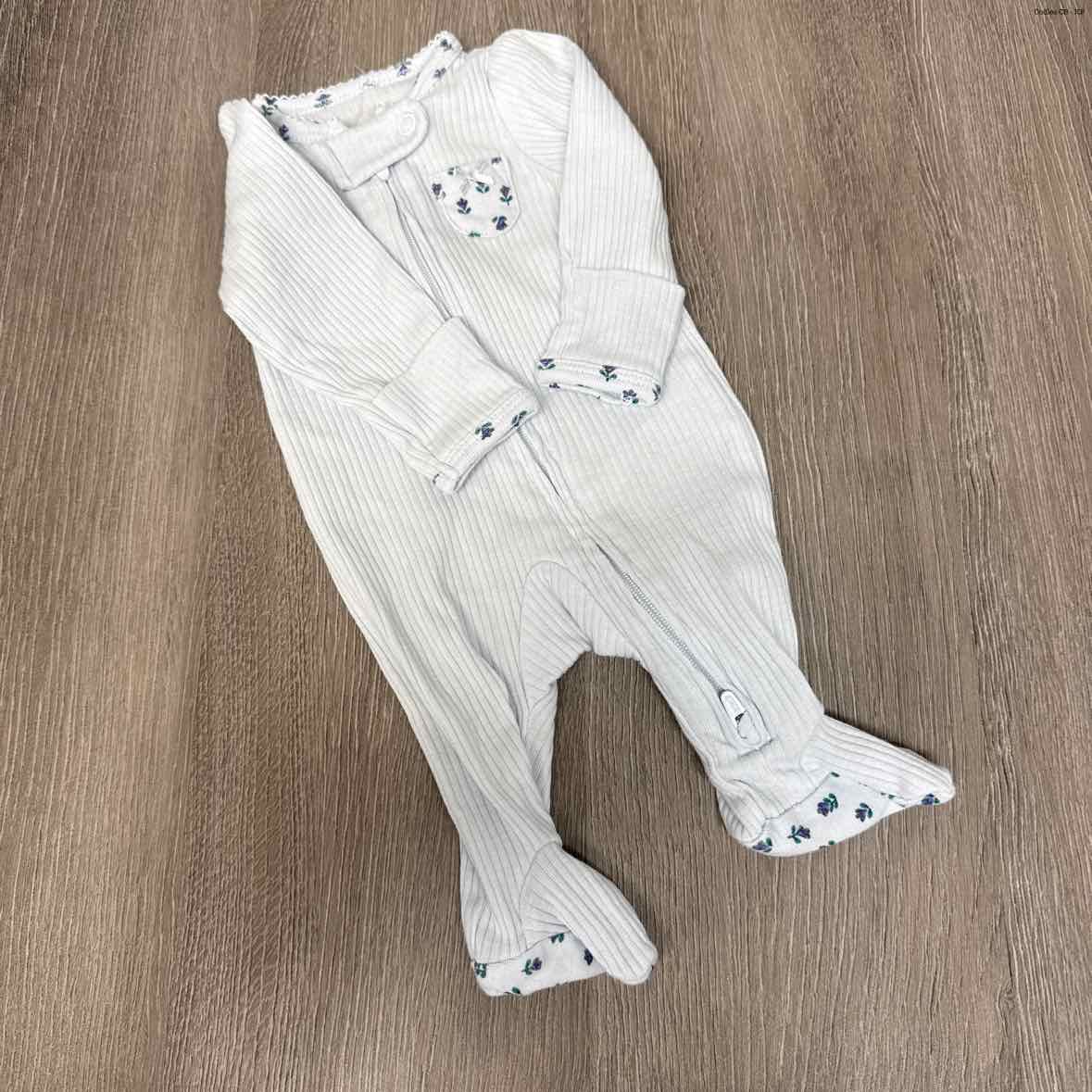 Size Preemie Blue Carter's Footy PJs - OodlesCB