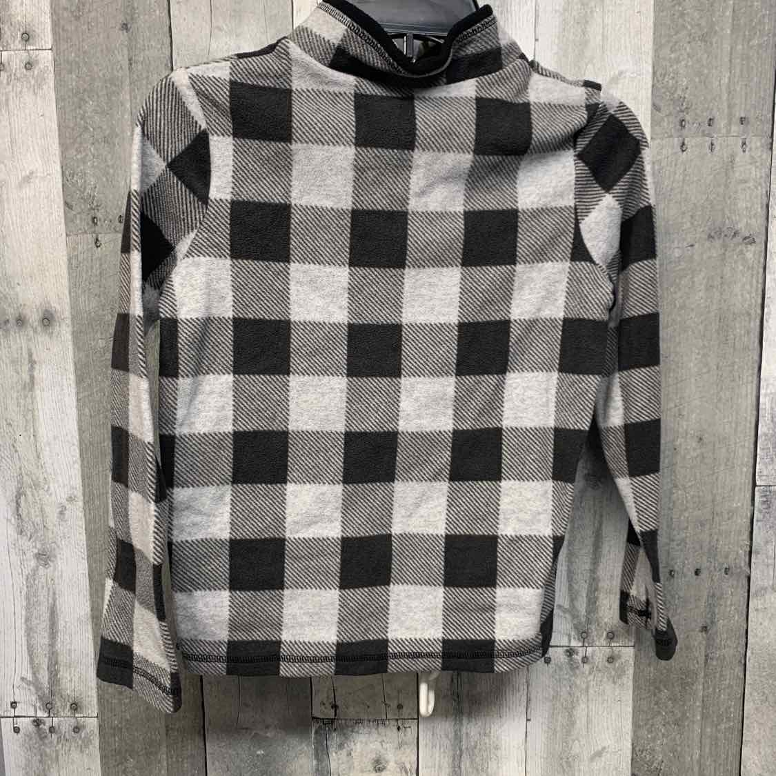 Size 4 Gray Plaid Jumping Beans Pull Over