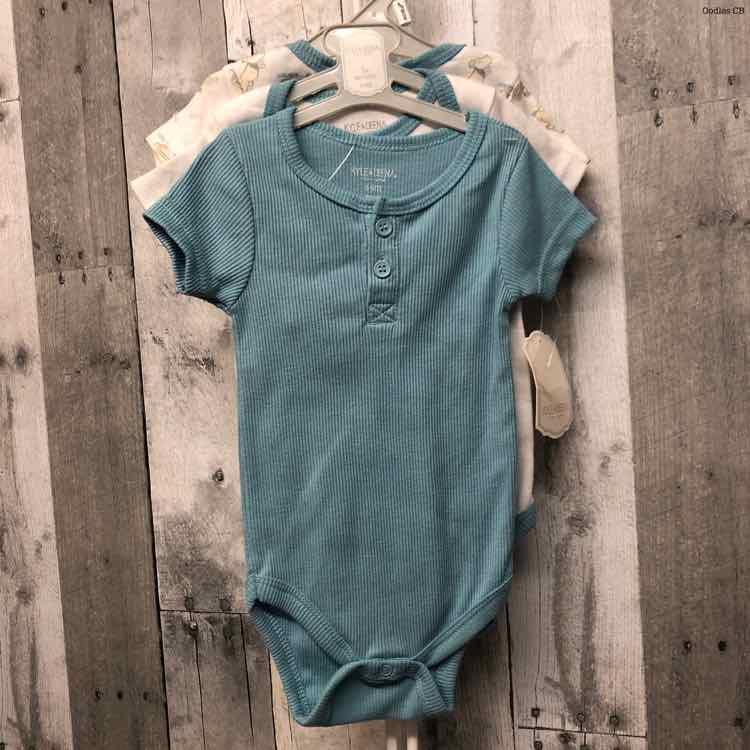 Size 6-9 Months Blue/White Kyle & Deena Bodysuit