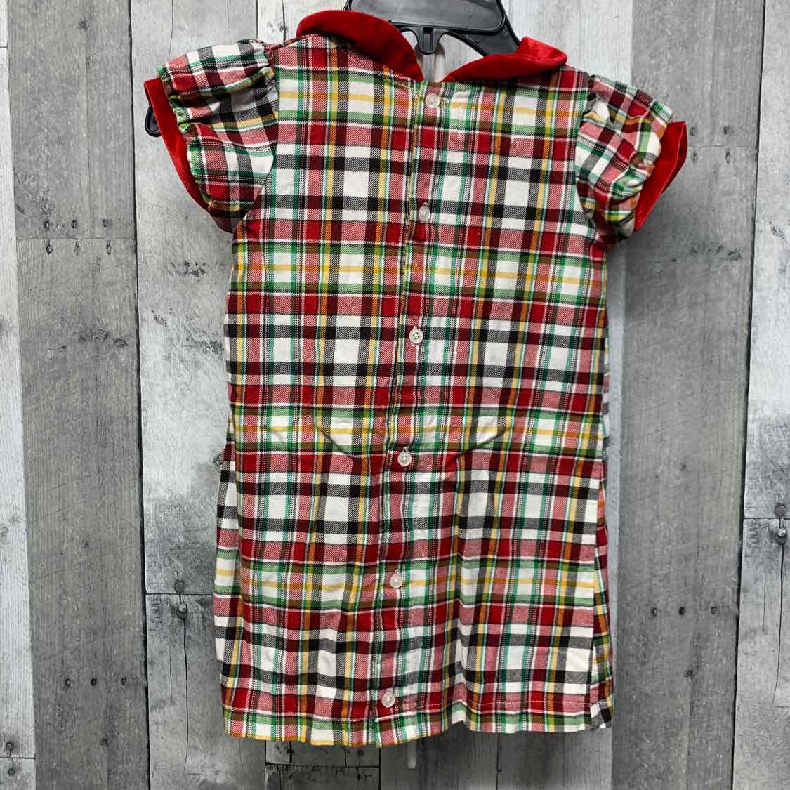 Size 4T Red/Green Mud Pie Dress