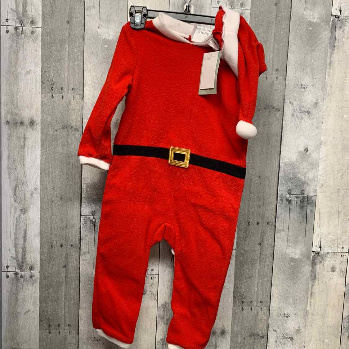 Size 18-24 Months Red/White H&M Footy PJs