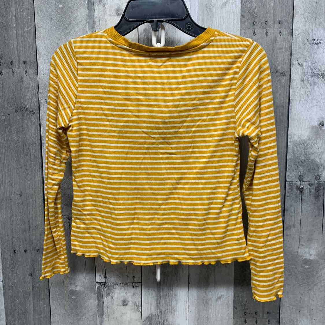 Size Medium Yellow/White B Brand Long Sleeve Shirt