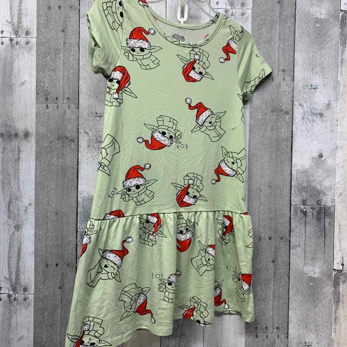 Size 7/8 Green Star Wars Dress - Knit