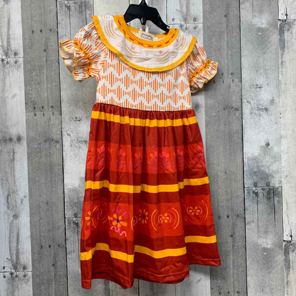 Size 2/3 Red/Orange Presley Couture Dress