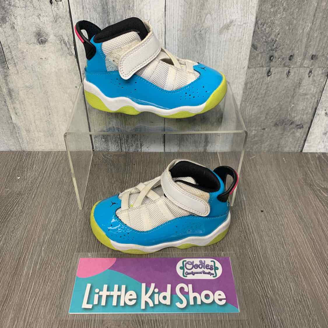 Size 6 Blue/White Sport Brand Sneakers