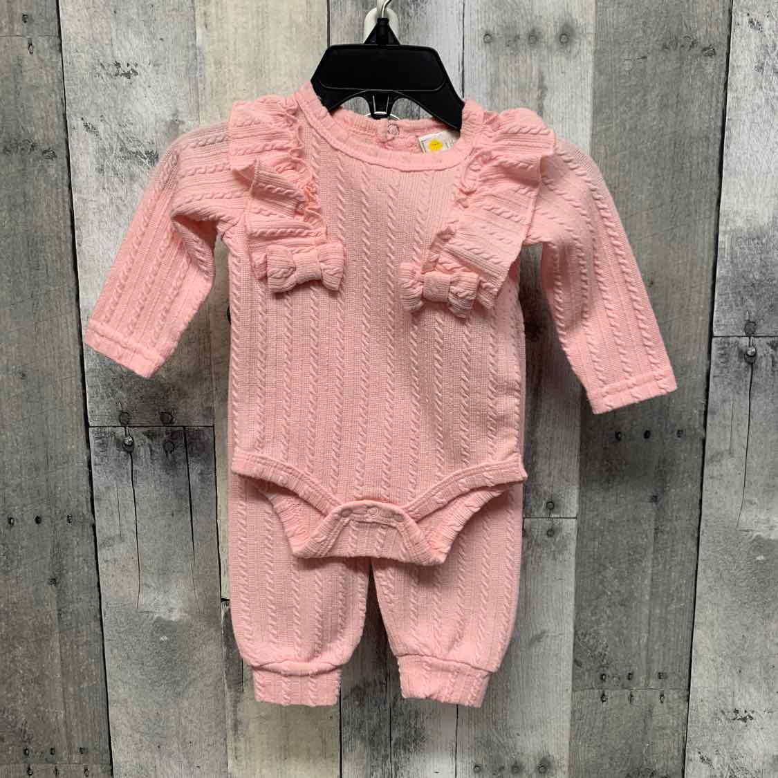 Size 0-3 Months Pink B Brand Shirt/Pants
