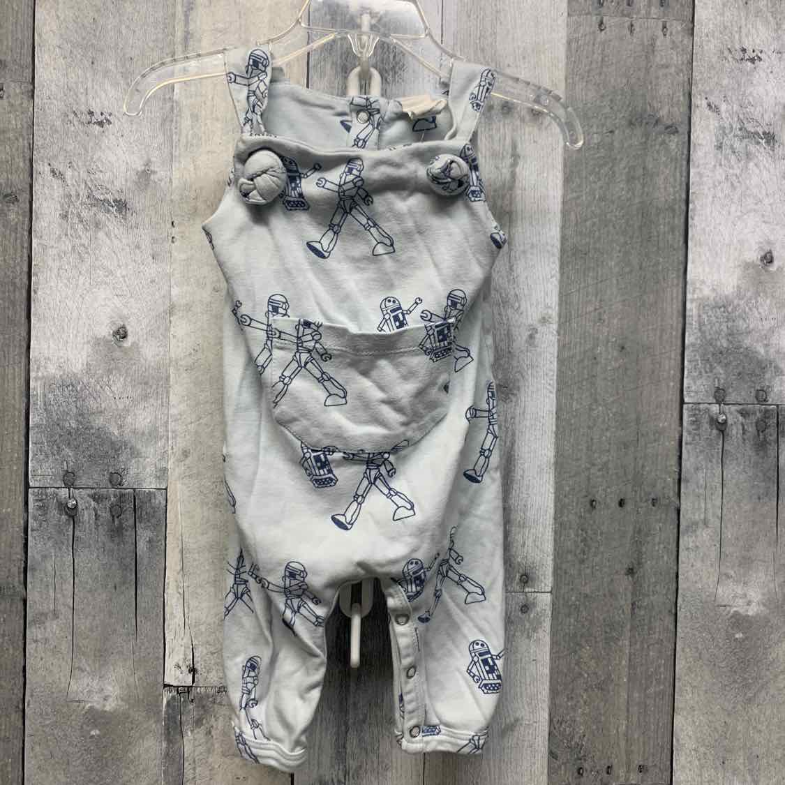 Size 3-6 Months Blue Print Kate Quinn Overalls