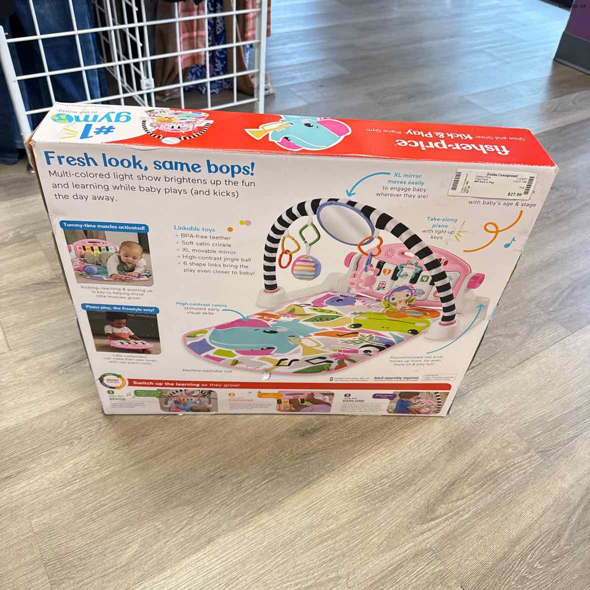 Fisher Price Pink Floor Gym