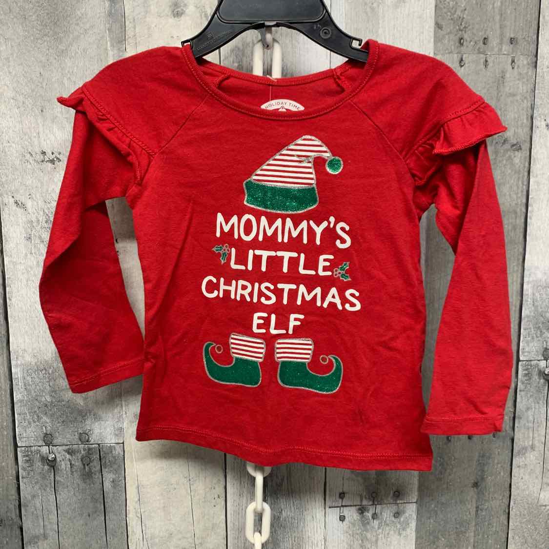 Size 2T Red/Green Holiday Brands Long Sleeve Shirt
