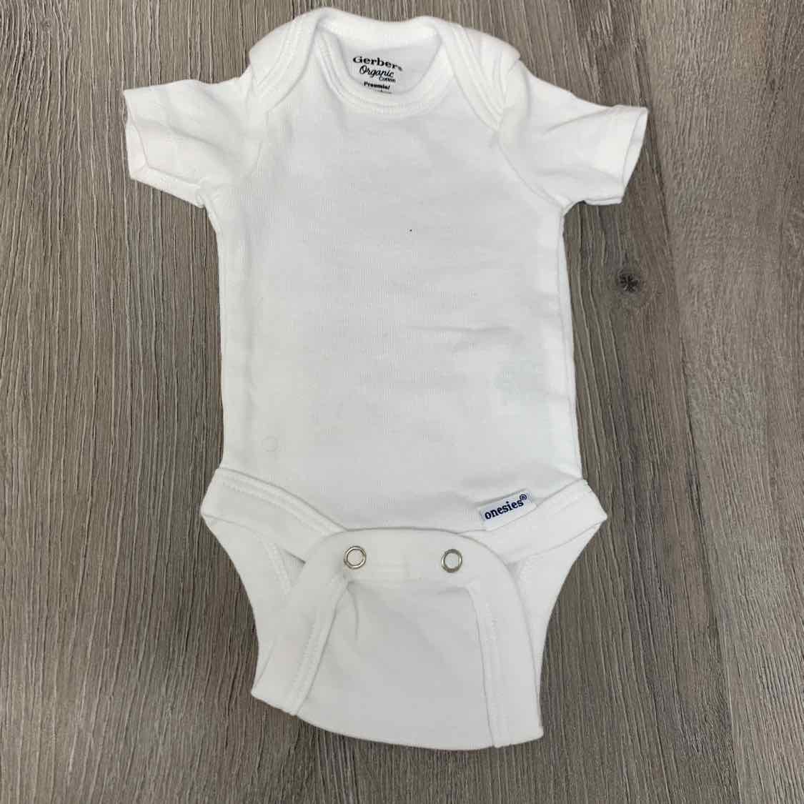 Size Preemie White Gerber Bodysuit