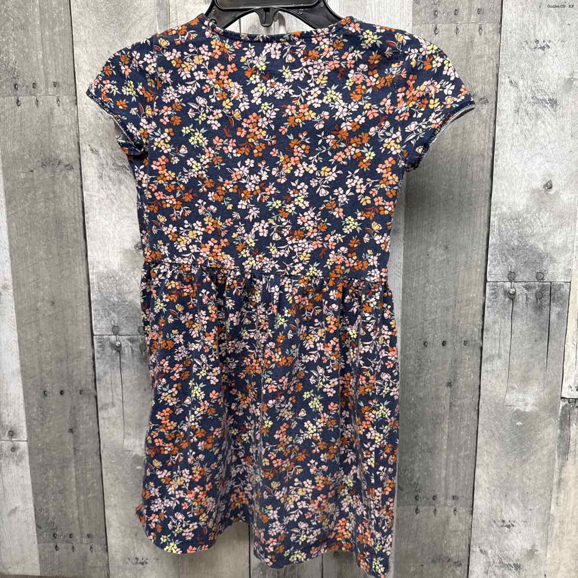 Size 7 Navy Floral Carter's Dress