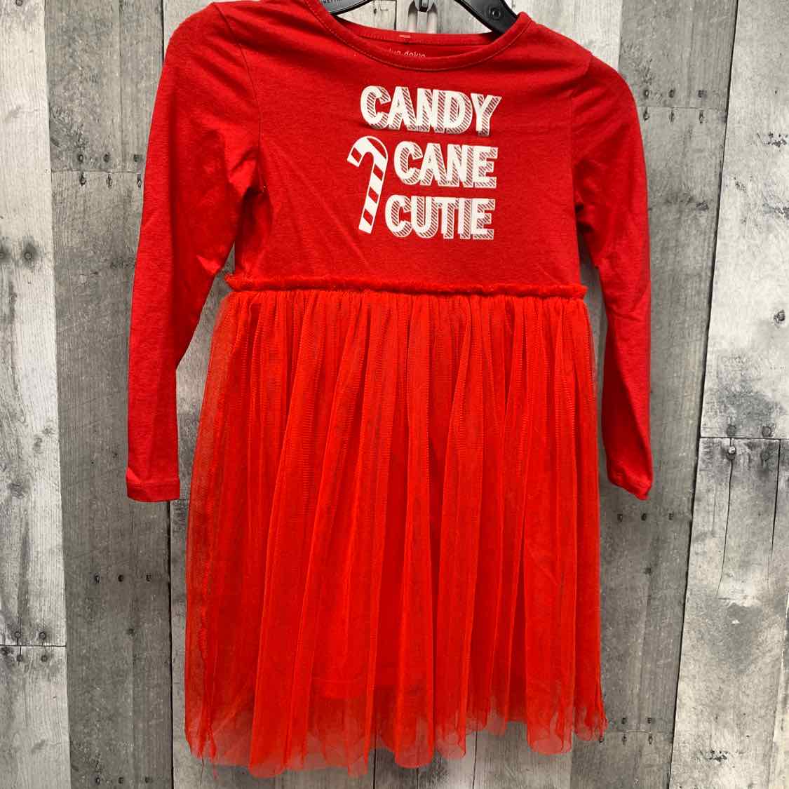Size 5T Red Okie Dokie LS Dress