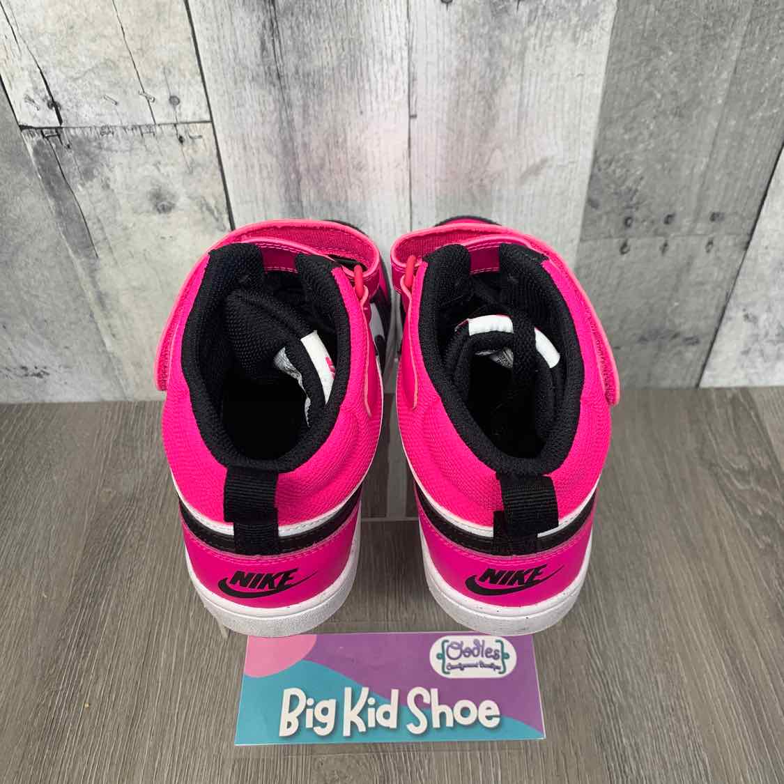 Size 3.5 Black/Pink Sport Brand Sneakers