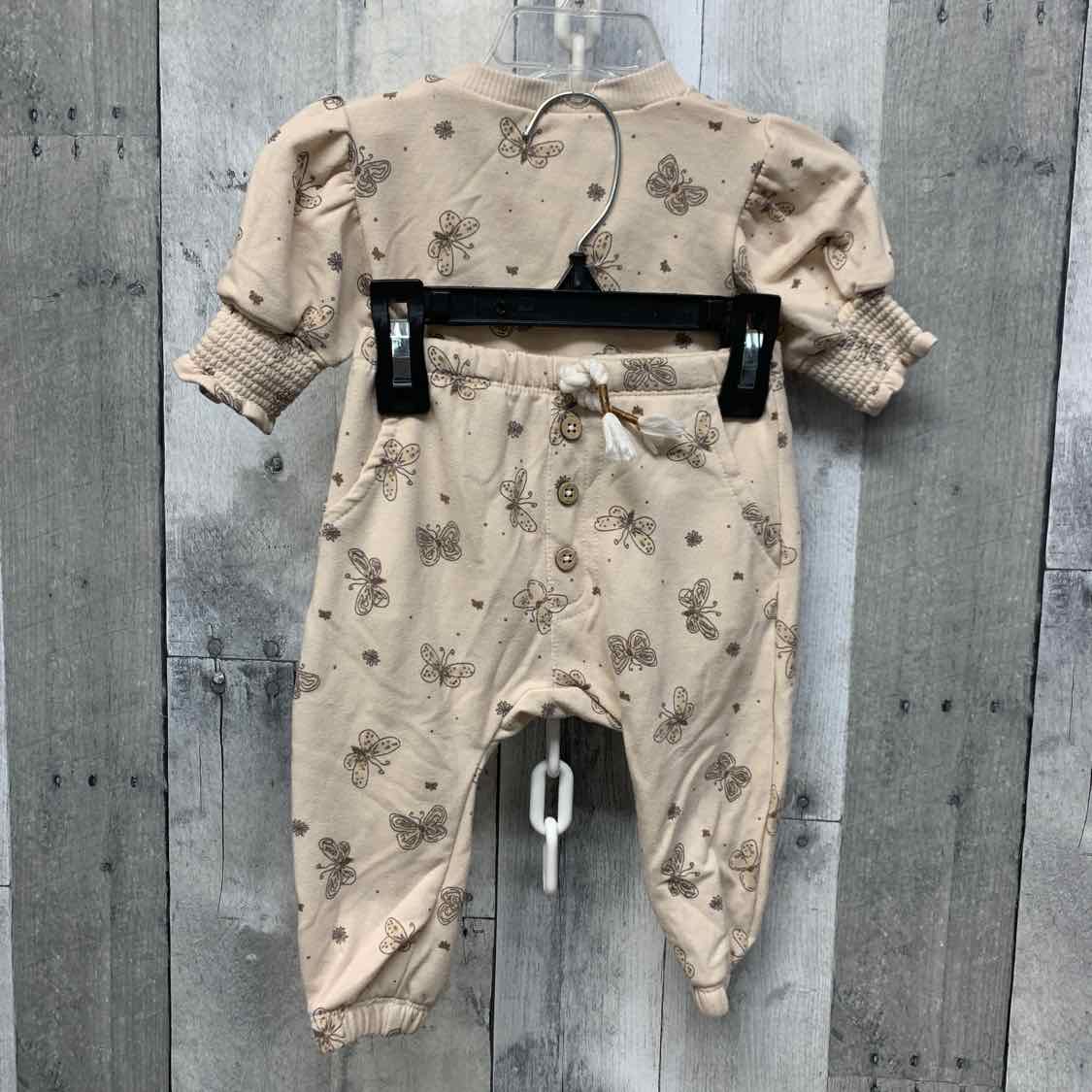 Size 3-6 Months Tan Print Jessica Simpson Shirt/Pants