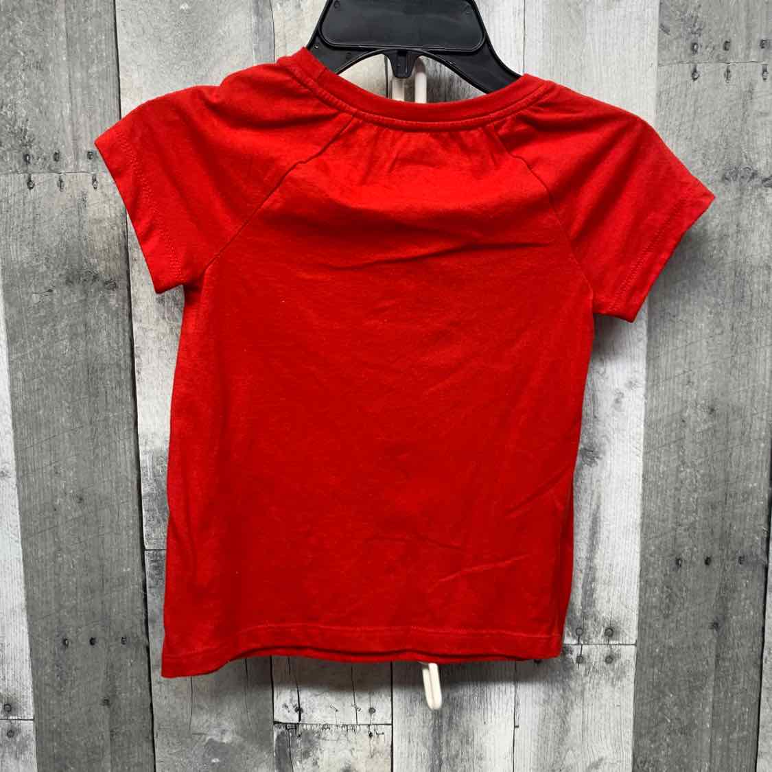 Size 4/5 Red Graphic Cat & Jack Short Sleeve Shirt