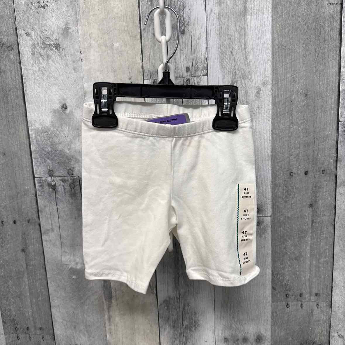 Size 4T White Cat & Jack Shorts - Athletic
