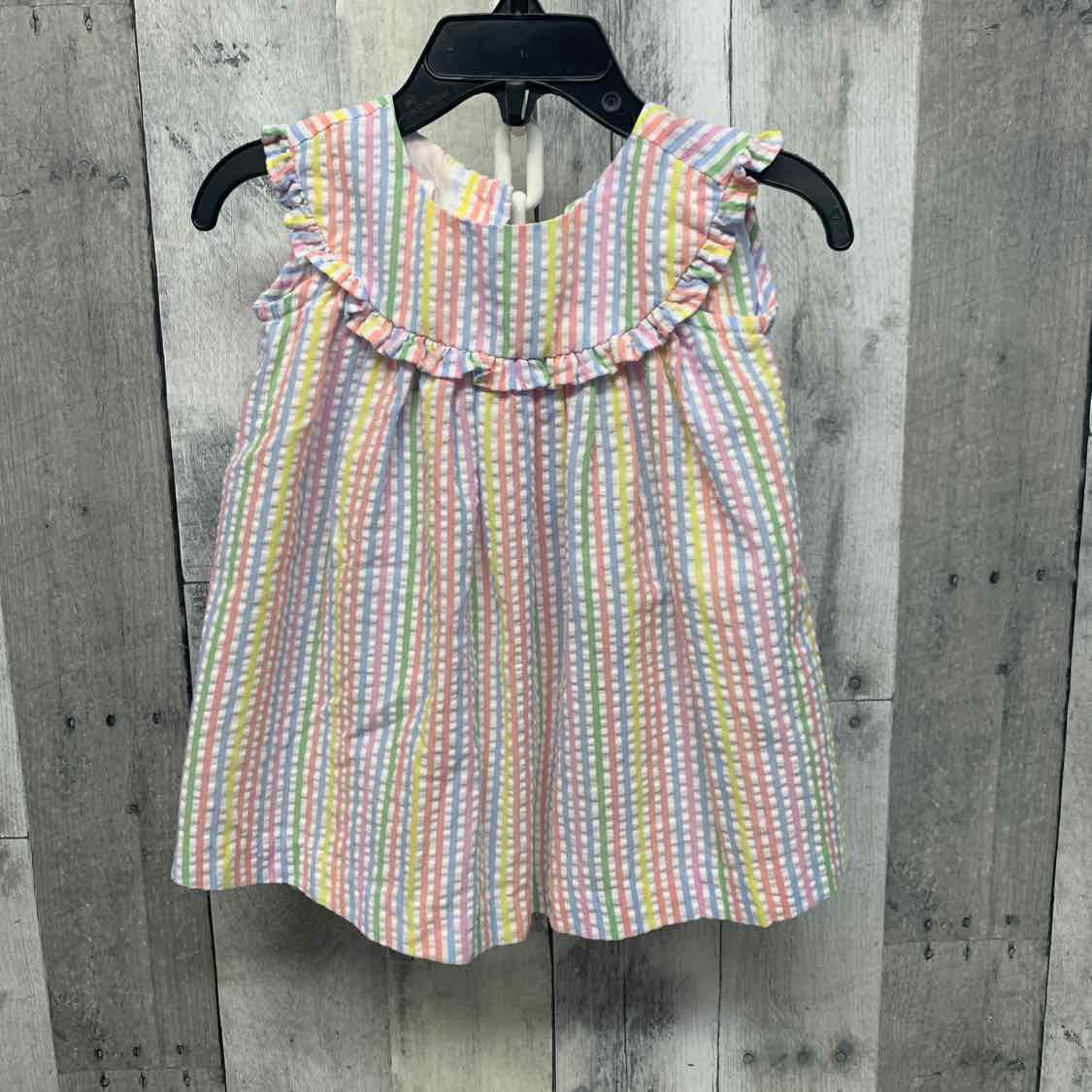 Size 6-9 Months Pink/Yellow Bonnie Jean/Baby Dress