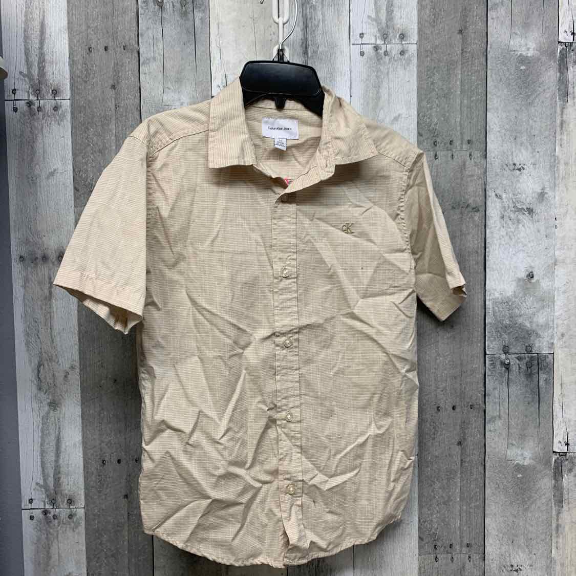 Size 10/12 Tan Calvin Klein Button Up