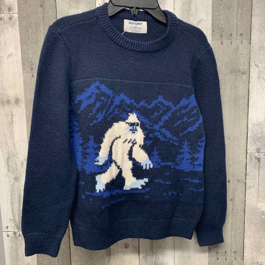 Size 8 Navy/White Old Navy Sweater