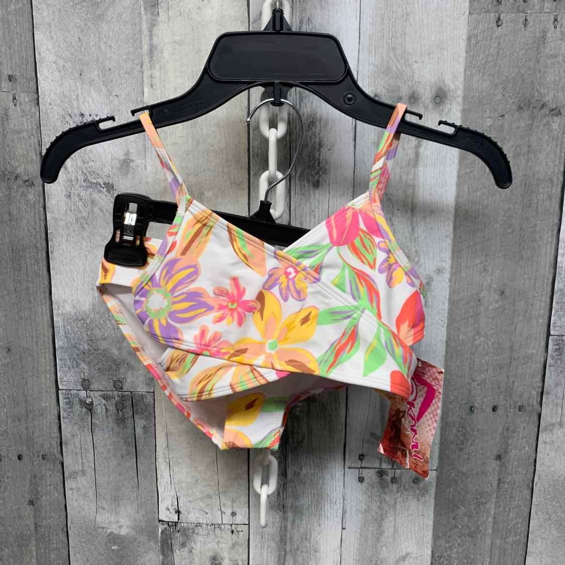 Size 8 Pink/Green B Brand 2pc PJs