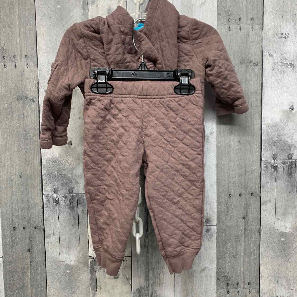 Size 12 Months Brown/Blue Carter's Jacket/Pants