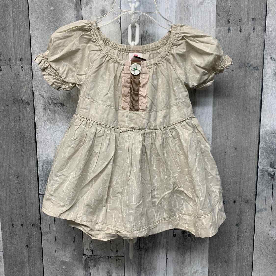 Size 2 Tan/Pink Matilda Jane Dress