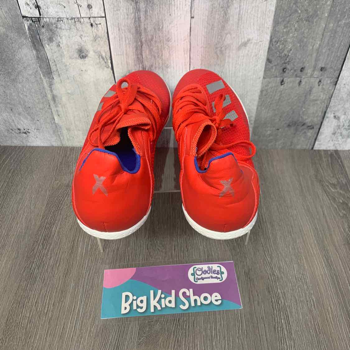Size 5 Red/White Sport Brand Sneakers