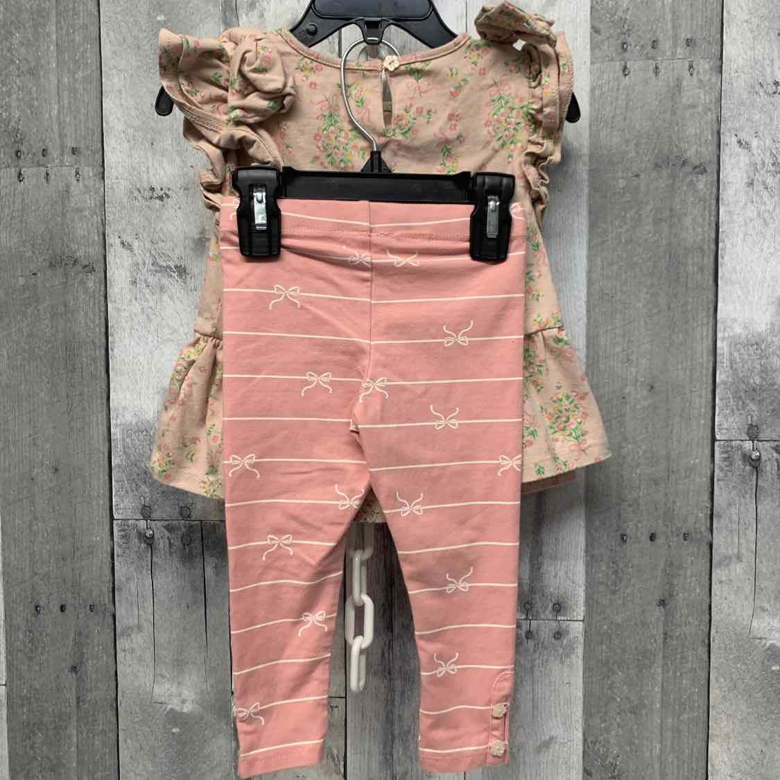 Size 18 Months Pink Graphic Cynthia Rowley Shirt/Leggings - OodlesCB