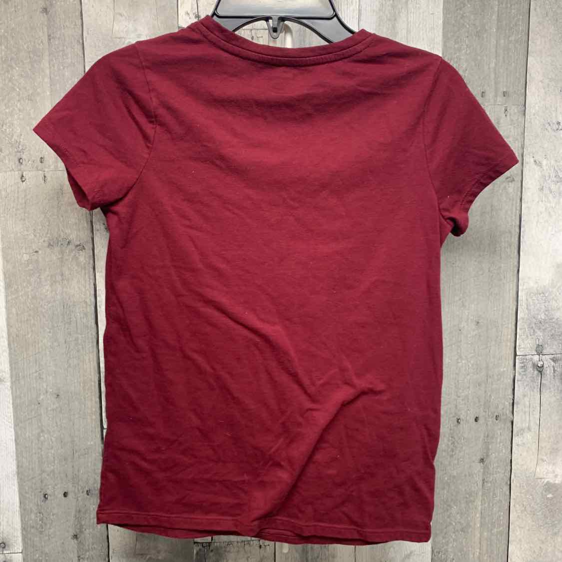 Size 7/8 Burgundy Cat & Jack T Shirt