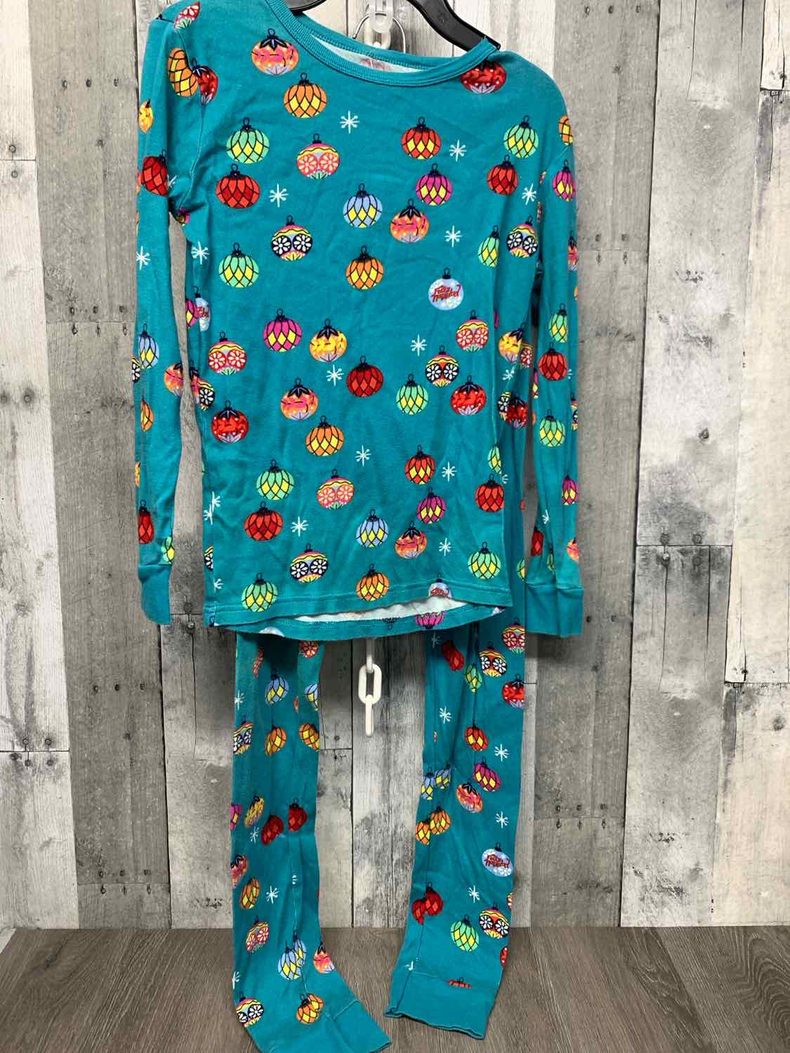 Size 14 Teal Holiday Brands 2pc PJs