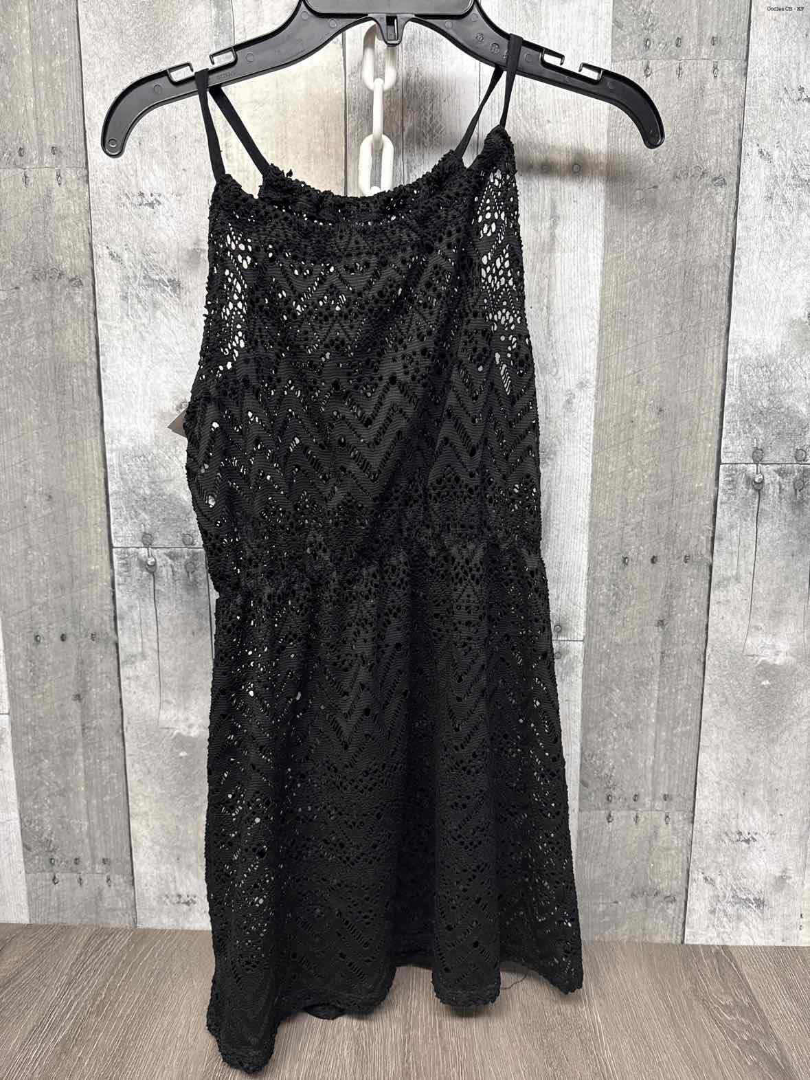Size 10 Black Mid Brand Swim Cover Up